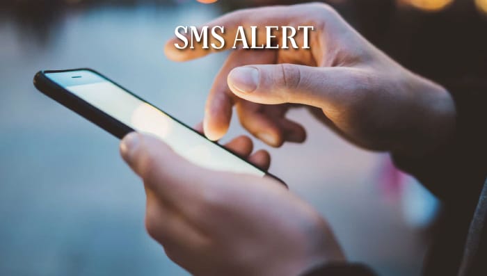 SMS alert